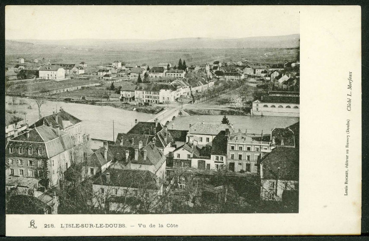 L'Isle, vu de la côte