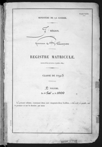 Volume 2, nos 501 à 1000