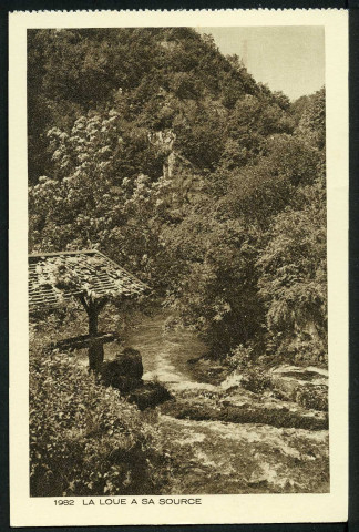 La Loue à sa source