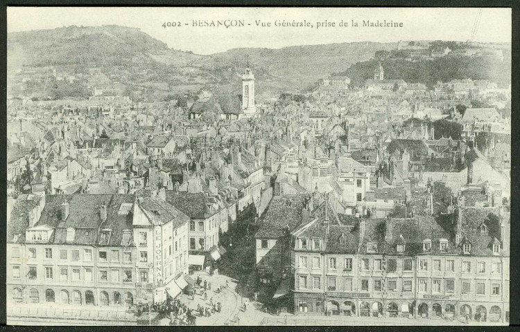 Vue générale prise des tours de la Madeleine