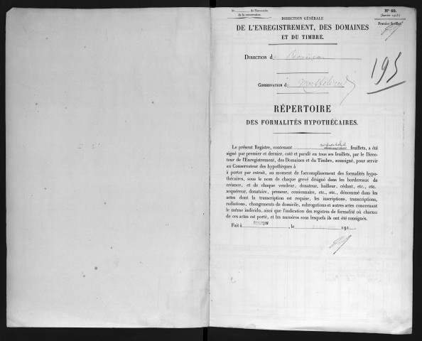 Volume n° 195