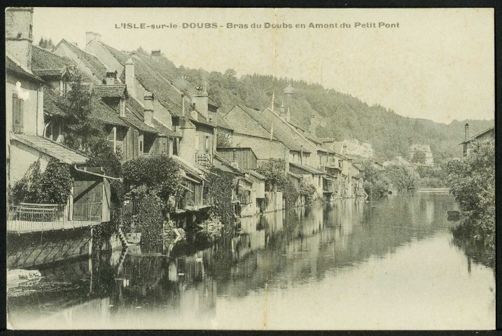 Bras du Doubs en amont du petit pont
