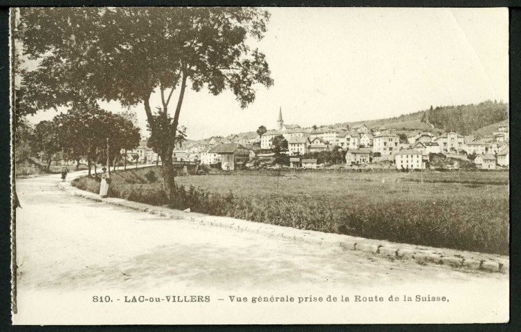 Vue générale prise de la route de la Suisse