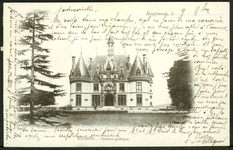 Château de Bournel, vue de face