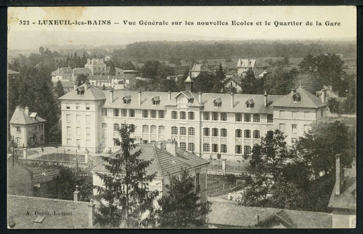 Les nouvelles écoles et le quartier de la Gare