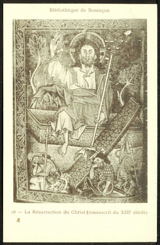 Bibliothèque, la résurrection du christ