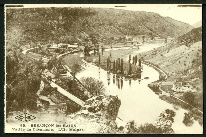 Vallée de Casamène, l'île Malpas