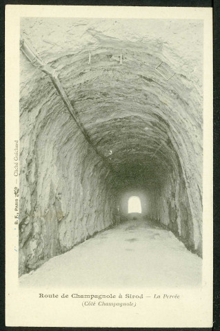 La Percée (côté Champagnole)