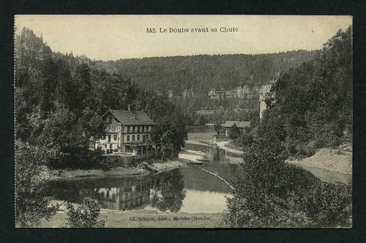 Le Doubs avant sa chute