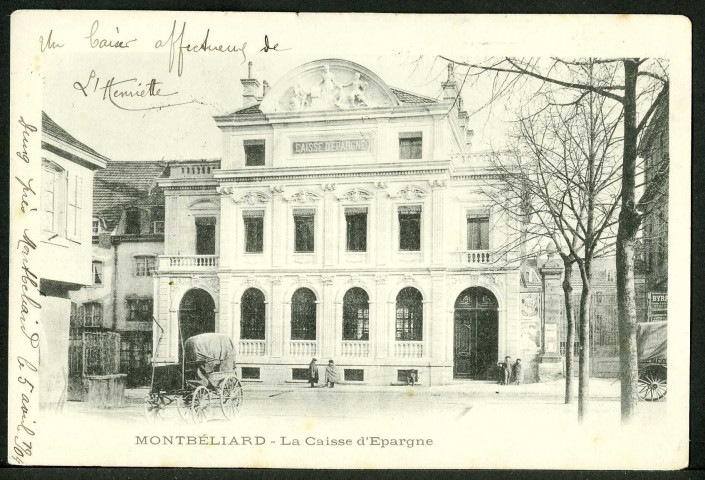 La caisse d'épargne