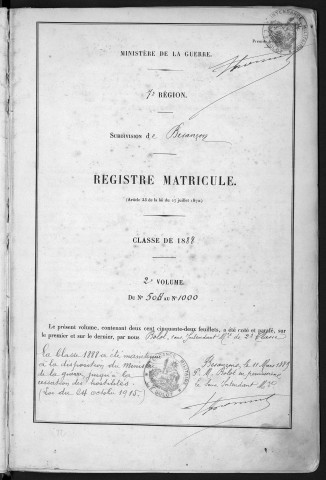 Volume 2, nos 501 à 1000