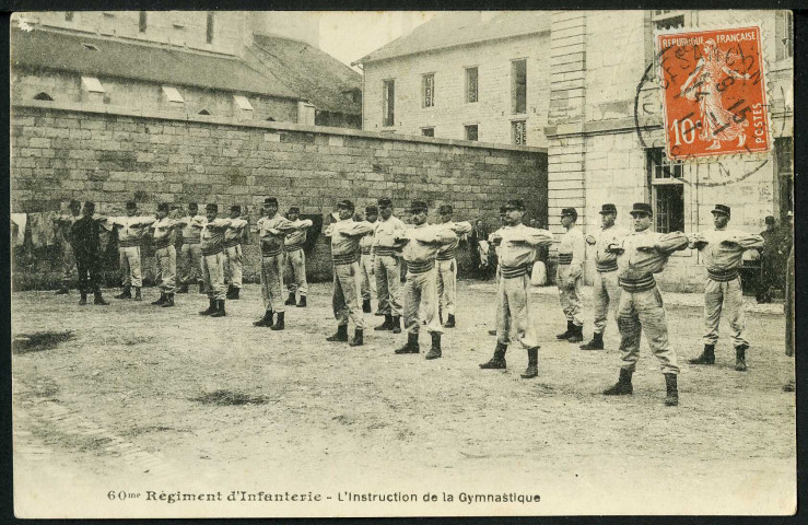 L'instruction de la gymnastique au 60e R.I.
