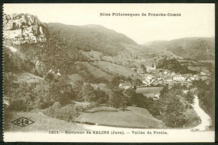 Environs de Salins (Jura). Vallée de Pretin
