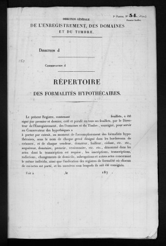 Volume n° 150