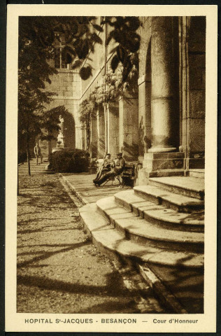 Cour d'honneur de l'hôpital