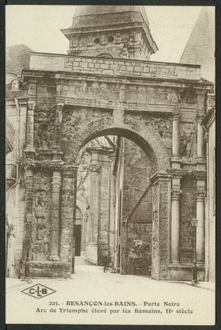 Porte Noire. Arc de triomphe élevé par les romains