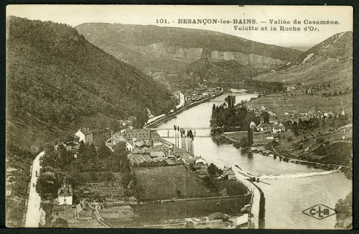 Vallée de Casamène, Velotte et la Roche d'Or