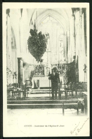 Intérieur de l'église Saint-Just