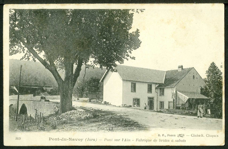 Pont sur l'Ain, fabrique de brides à sabots