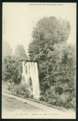 Château de Vaux, la cascade
