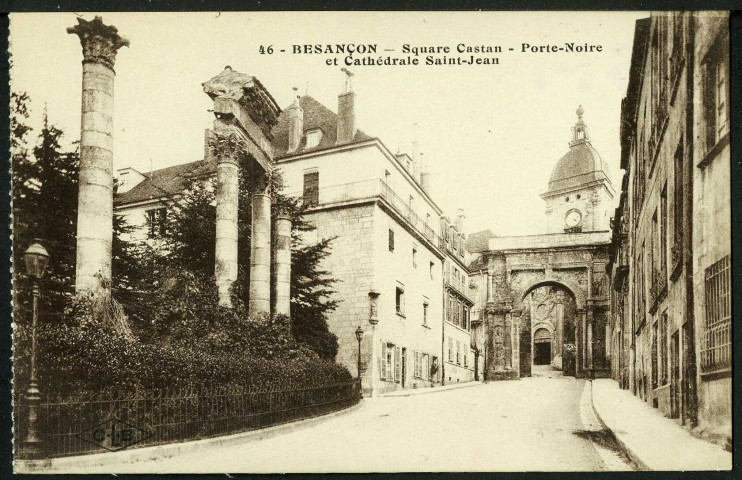 Vue du square archéologique Castan