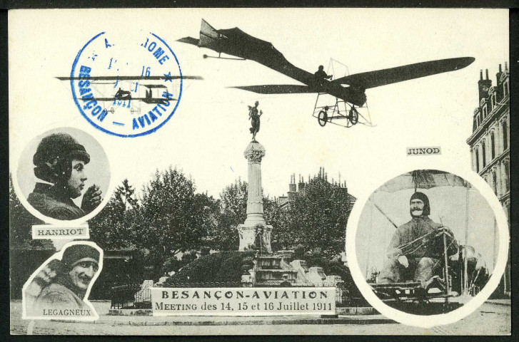 Besançon aviation, Legagneux - Hanriot et Junod