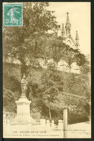 Vue de la chapelle et de la Vierge