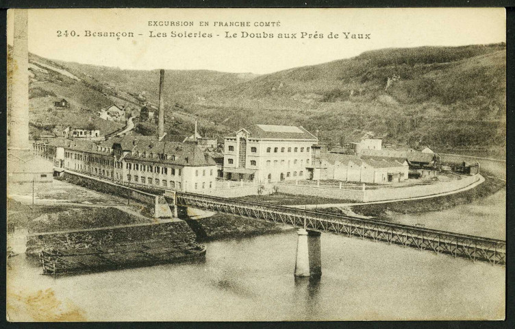Les soieries, le Doubs aux Prés de Vaux