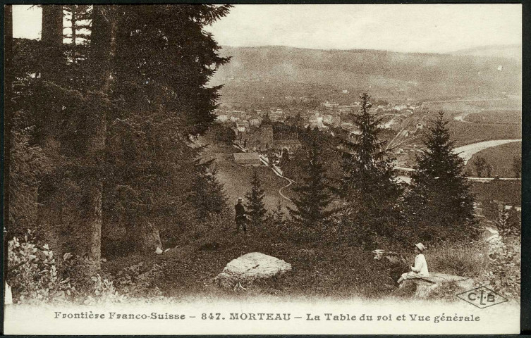 La Table du Roi et vue générale
