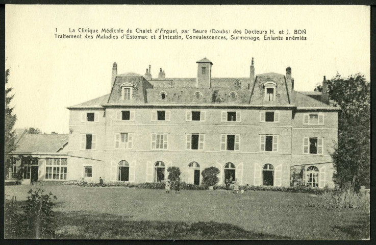 La clinique médicale du châlet d'Arguel
