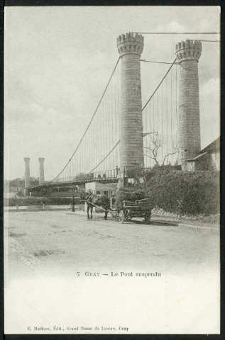 Le pont suspendu