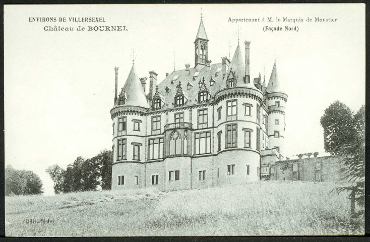 Château de Bournel, façade Nord