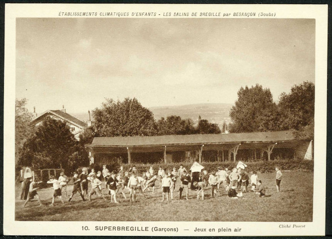 Les salins de Bregille, Superbregille, garçons, jeux en plein air