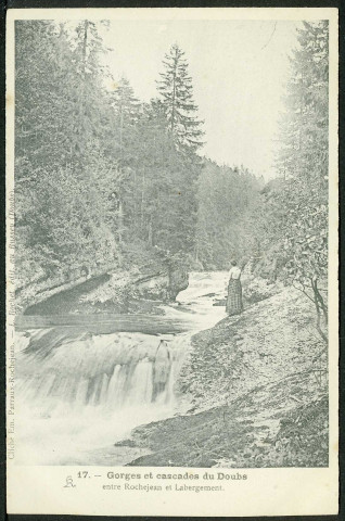 Gorges et cascades du Doubs entre Rochejean et Labergement