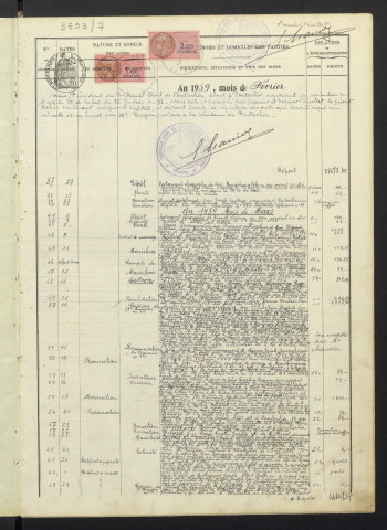 27 février 1939 au 31 octobre 1945