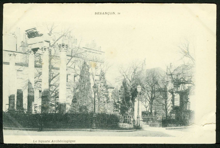 Vue du square archéologique Castan