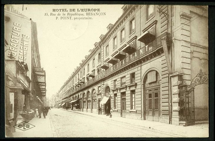 Vue de la rue de la République
