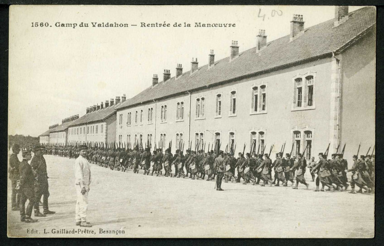 Rentrée de la manoeuvre