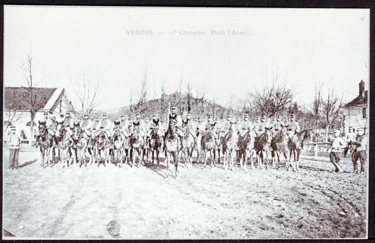11e chasseurs, haut l'arme