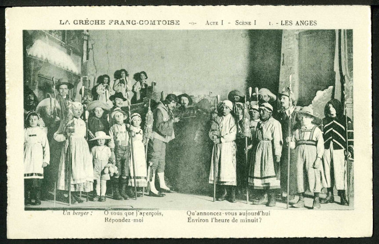 La crèche Franc-Comtoise, les anges
