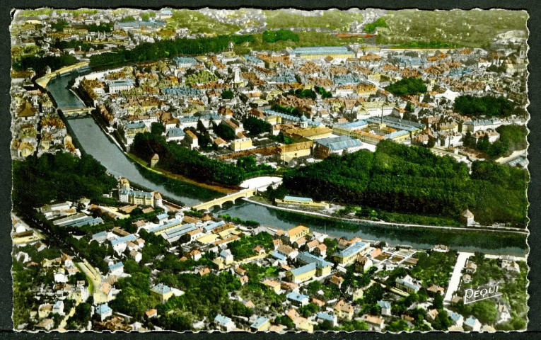 En avion sur Besançon