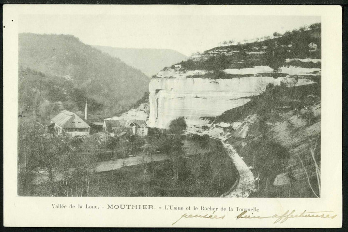 Centrale électrique et rocher de la Tournelle