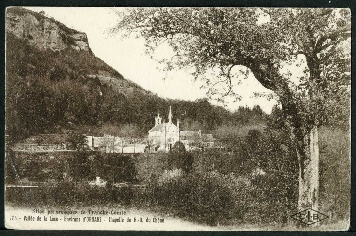 Environs d'Ornans. Chapelle de Notre-Dame du Chêne