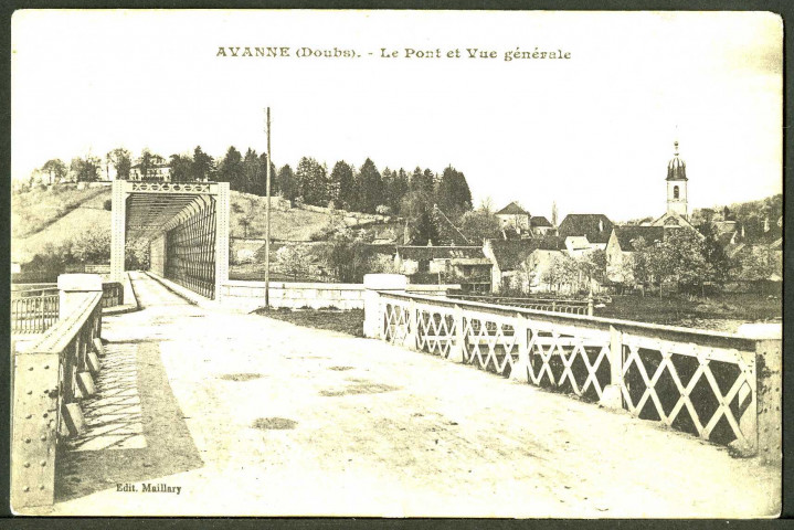 Le pont et vue générale