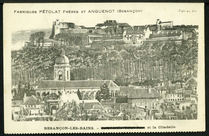 La citadelle vue du clocher de Saint-Pierre