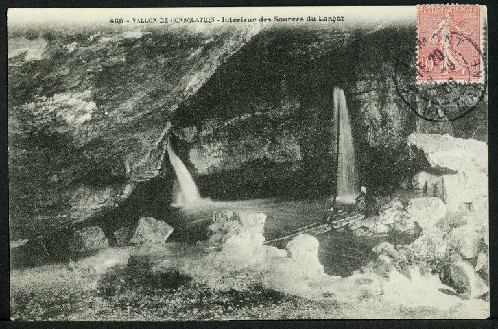 Vallon de Consolation. Intérieur des sources du Lançot
