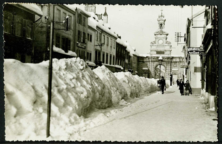 Grande Rue sous la neige