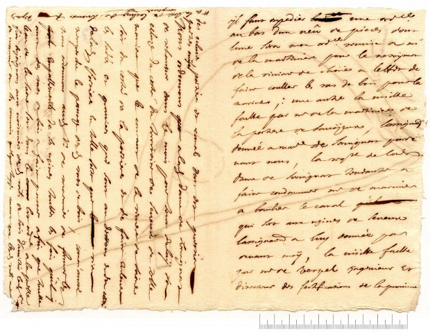 Plan du canal et des écluses de Seveux et Savoyeux