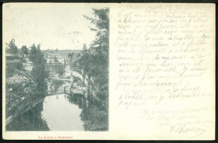 Le Doubs à Remonot