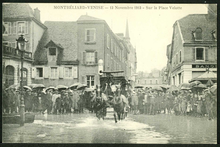 Montbéliard-Venise, 13/11/1913, la rue Cuvier